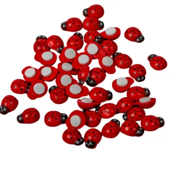 Katicabogár fa öntapadós 1,3cm 48db-os csomag