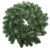 Fenyő koszorú havas zöld D32cm