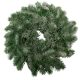 Fenyő koszorú havas zöld D32cm