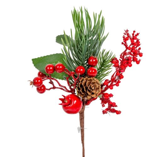 Bogyós, tobozor pick piros M20cm