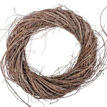 Vessző alaps mosott fehér D25cm