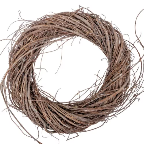 Vessző alaps mosott fehér D25cm