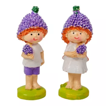 Levendulás gyerekek poly 6cm 2db-os csomag