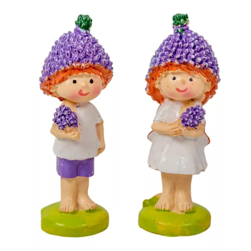 Levendulás gyerekek poly 6cm 2db-os csomag