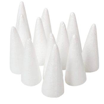 Hungarocell kúp fehér M10cm 12db-os csomag