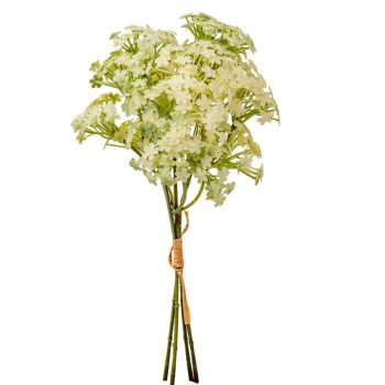 Bodza köteg 4 ágú fehér 33cm