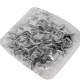 Csillag textil fényes ezüst 8cm 50db-os