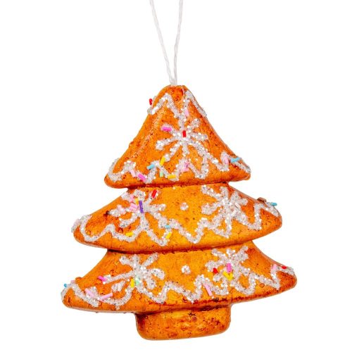 Mézeskalács fenyő akasztós 12cm