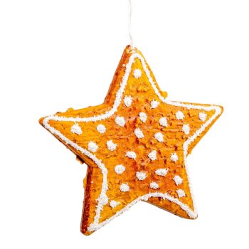 Mézeskalács csillag akasztós 12cm