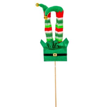 Manóláb betűző zöld 15+14cm