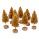 Mini fenyő arany 6cm 8db-os
