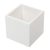 Fa szögletes doboz fehér M10x10x10xcm
