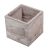 Fa doboz szögletes mosott szürke M10x10x10cm