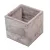 Fa doboz szögletes mosott szürke M10x10x10cm