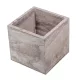 Fa doboz szögletes mosott szürke M10x10x10cm