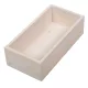 Fa téglalap fehér M6x20x10cm