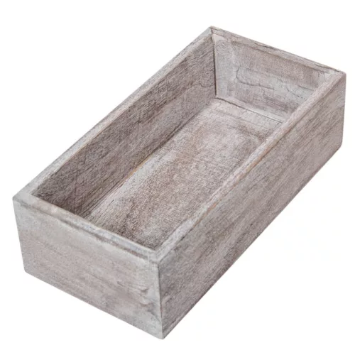 Fa doboz mosott szürke M6x20x10x6cm