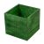 Fa doboz szögletes sötét zöld M12x13x13cm