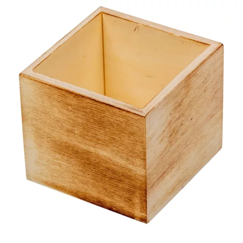 Fa doboz natúr M8x9x9cm 
