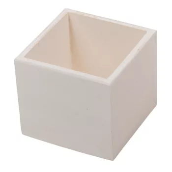 Fa doboz fehér M8x9x9cm