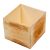 Fa doboz szögletes natúr M11x13x13cm