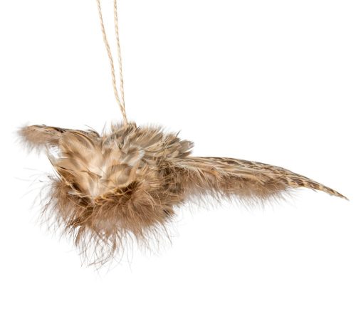 Akasztós repülő bagoly barna 25cm