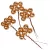 Golyópick gyöngyház arany 1+6cm 24db-os