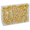 Glitteres golyó pick arany 20mm 10db-os