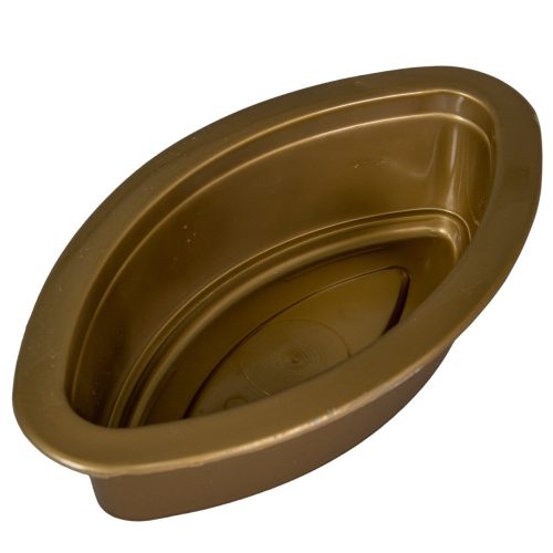 Műanyag közepes hajó arany 6,5cm magas x 25cm