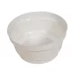 Műanyag nagy tál fehér D16cm M8cm