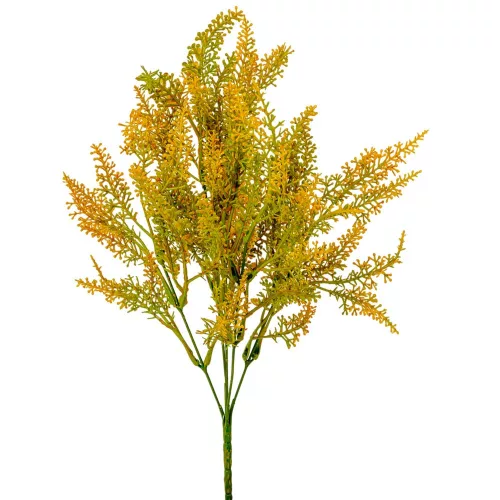 Díszítő csokor 5 ágú sárga 36cm