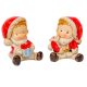Gyerek figura piros sapis poly M3cm