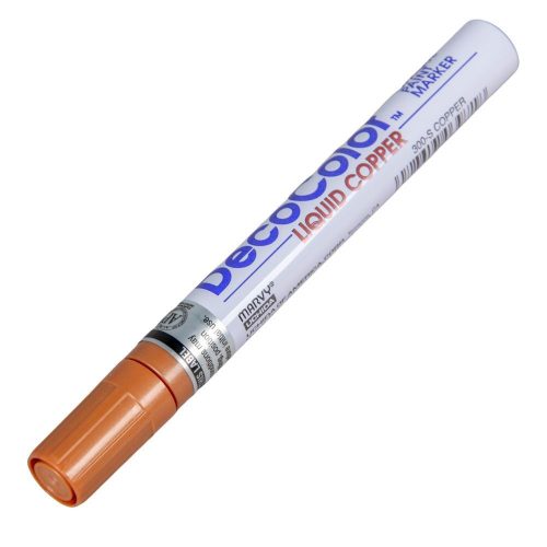 Deco color lakkfilc 3mm bronz