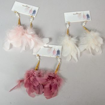 Akasztós toll dísz 15cm 2db-os