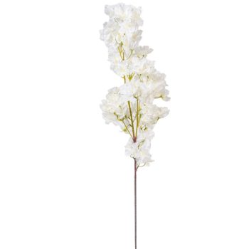 Virágzó ág fehér M90cm 48db/#