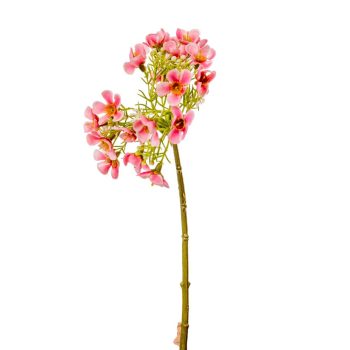 Virágos ág rózsaszín 32cm