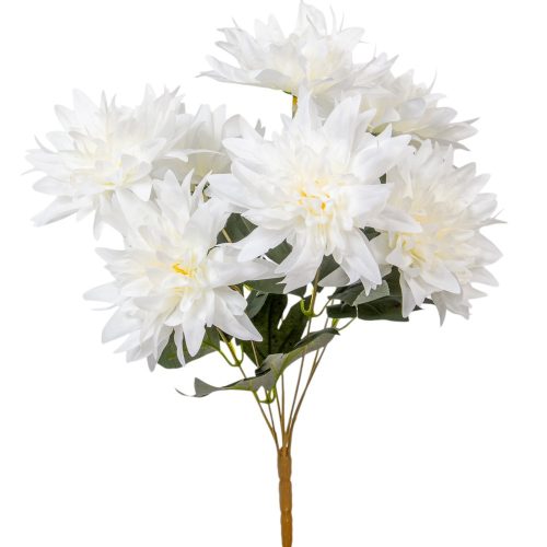 Dália csokor 7v. krém M42cm 100db/#