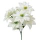 Mikulásvirág csokor  7 virágos krém 38cm