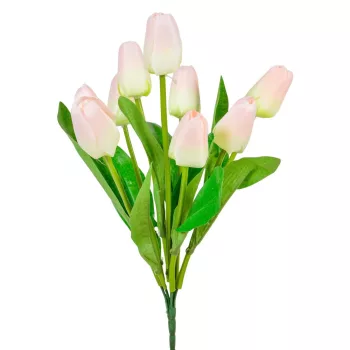 Tulipán csokor 9v. M37cm 24db/#