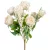 Rózsa csokor 9 virágos krém 42cm