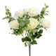 Rózsa csokor 7v. krém M44cm 12db/#