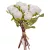 Rózsa köteg 10 virágos krém 27cm