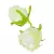 Rózsa virágfej D7cm ivory 301 24db/csom
