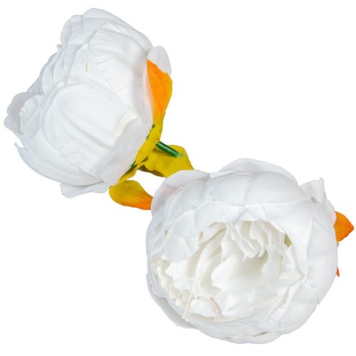 Peónia virágfej D8cm 12db/csom fehér 100