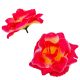 Rózsa virágfej nyílt 10cm piros-sárga 10 darabos csomagban rendelhető (darab ár!)