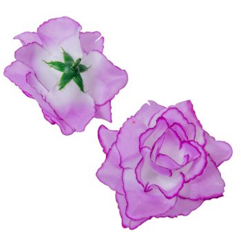   Rózsa virágfej nyílt 10cm lila 10 darabos csomagban rendelhető (darab ár!)