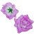 Rózsa virágfej nyílt 10cm lila 10 darabos csomagban rendelhető (darab ár!)
