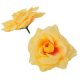 Rózsa virágfej nyílt 10cm sárga 10 darabos csomagban rendelhető (darab ár!)