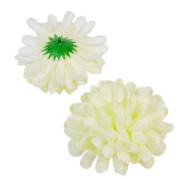 Krizantém virágfej krém D11cm 36db/#