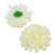 Krizantém virágfej krém D11cm 36db/#